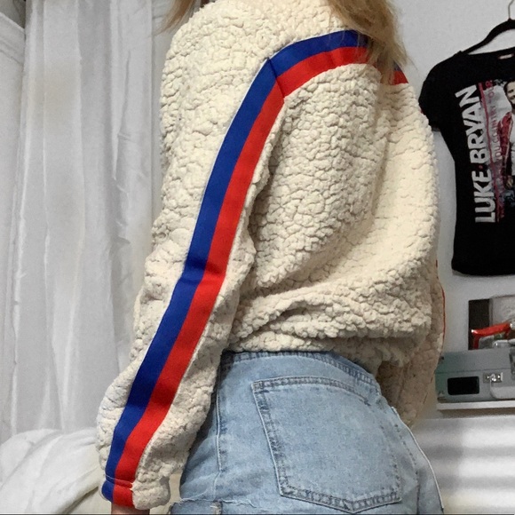 Fake Sherpa jacket sweater - Picture 2 of 2